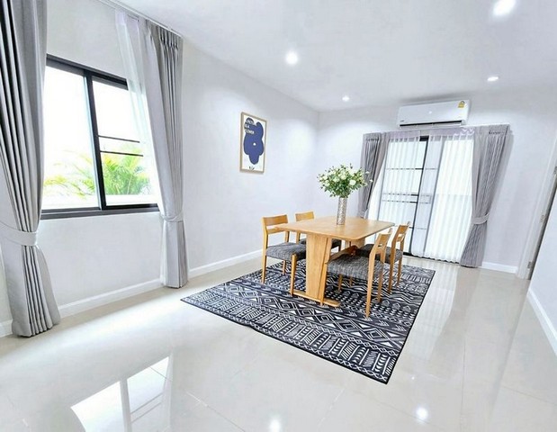 ให้เช่าบ้านเดี่ยว เฟอร์ครบ พร้อมเข้าอยู่ โครงการ กาญจน์กนก12 สารภี