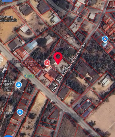 ขายที่ดิน  386 ตารางวา  หลังอนามัยตะเคียนเตี้ย บางละมุง  ชลบุรี  ZT609