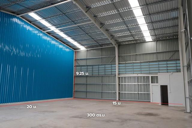 ให้เช่าโกดัง พื้นที่ 300-900 ตรม. ย่านคลองสี่ ปทุมธานี ใกล้มอเตอร์เวย์ บางปะอิน-สุวรรณภูมิ (สร้างใหม่)