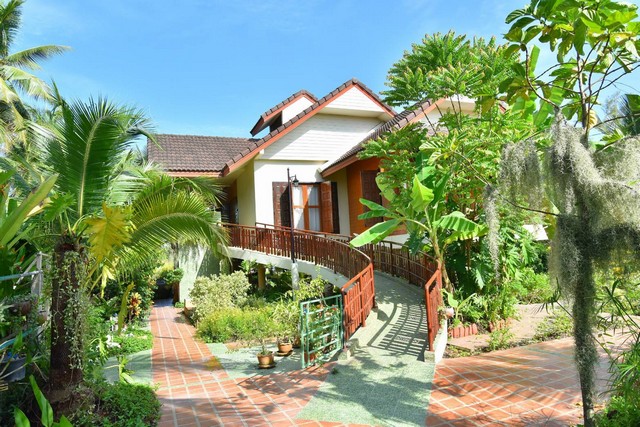 ขายบ้านริมคลอง ที่ดิน 353 ตร.ว ท่าคา อัมพวา สมุทรสงคราม ใกล้ตลาดน้ำ พร้อมอยู่