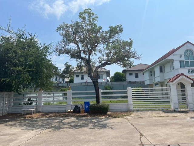 ขายที่ดินถมแล้วแปลงมุม 101.3 ตรว. เฉลิมพระเกียรติ์ ร.9 ซอย 62 หมู่บ้านบารเมษฐ์ พร้อมใบอนุญาตก่อสร้างบ้านโมเดิร์น ใกล้เมกะบางนา