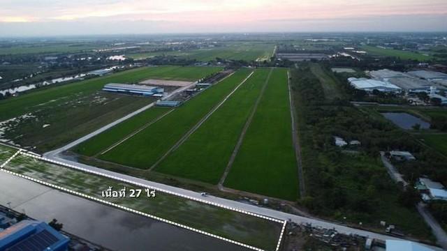 ขายที่ดิน 5 ไร่ ( แบ่งจาก 30 ไร่ ) เขต EEC ถ.ตลาดปองพล อ.เมืองฉะเชิงเทรา ใกล้ตลาดปองพล ( ผังสีม่วงจุดสีขาว )