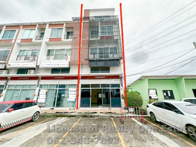 ให้เช่า อาคารพาณิชย์ 3.5 ชั้น หลังมุม ติดถนนเมน หมู่บ้านประชาสุข เลคแอนด์มอลล์ แสมดำ พระราม 2 บางขุนเทียน