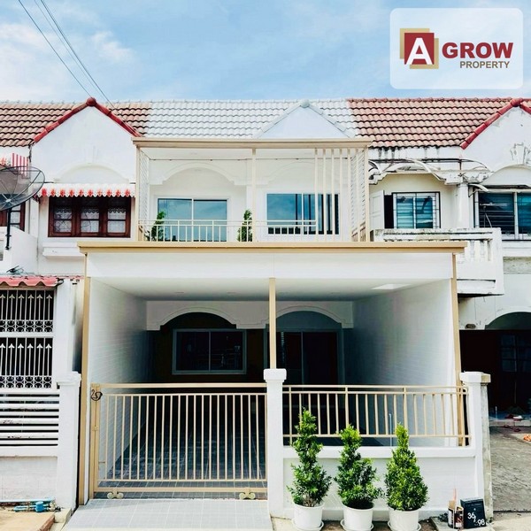 หมู่บ้านจันทิมาธานี ถนนกาญจนาภิเษก บ้านสวย เฟอร์ฯครบ รีโนเวทใหม่ทั้งหลัง พร้อมอยู่