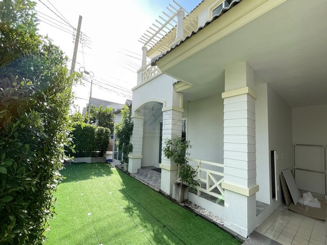 ให้เช่าบ้านเดี่ยว 2 ชั้น 66 ตรว. โครงการบ้านสวนราชา เกษตร-นวมินทร์ (ซ.รามอินทรา 14) ฮวงจุ้ย อยู่แล้วดี เฟอร์พร้อมอยู่