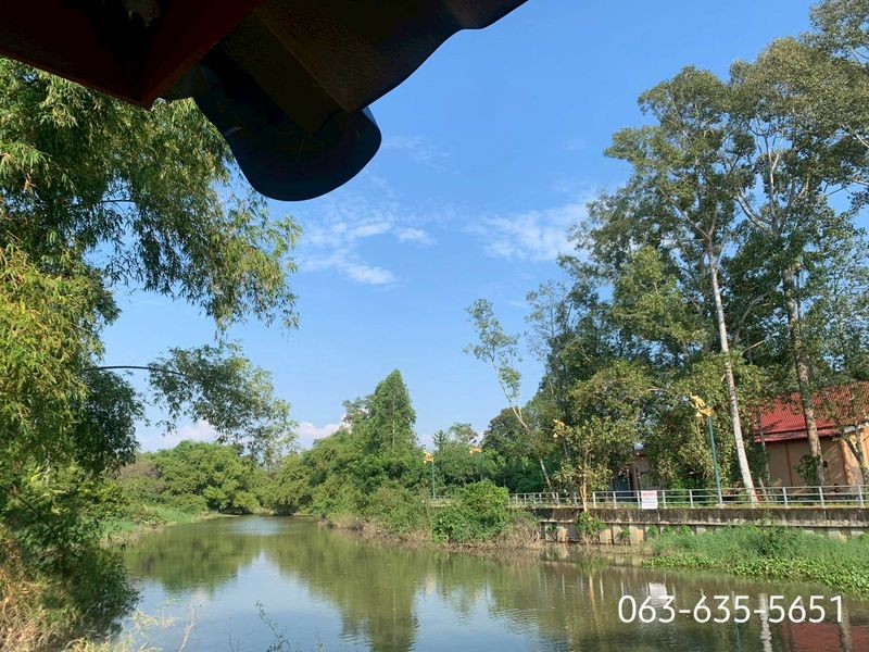 ขายบ้านสวนติดแม่น้ำนครนายก ต.ท่าช้าง อ.เมืองนครนายก สงบร่มรื่น สายบุญสายธรรมชื่นชอบ ตรงข้ามวัดโบสถ์การ้อง แม่น้ำสวยสะอาดตา