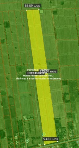 พื้นที่ดิน ขายที่ดินทุ่งนาแปลงใหญ่ติดถนนใหญ่ อ.วังทอง จ.พิษณุโลก 53-3-98 ไร่, 11,878,900 บาท   พื้นที่เท่ากับ 53 ไร่ 3 งาน 98 Square Wah 11878900 THB ใกล้ สวนน้ำรุ่งวาสนา 4 กม. หรือ 355 กม. จากกรุงเทพมหานคร ราคาสุดคุ้ม เป็นที่ดินทรงสี่เหลี่ยมผืนผ้าแป