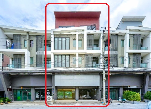 ตลาดเคหะออเงิน 1.8 กม. ถ.สุขาภิบาล​5​ วัชรพล  ให้เช่า-ขายอาคารพาณิชย์ 3.5 ชั้น 45ตร.วา. 495ตร.ม.ทางด่วนจตุโชติ รพ.สายไหม 3.8กม. 3-4นอน  