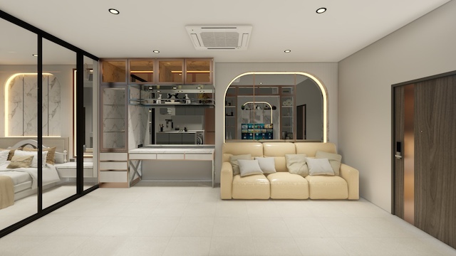 BH3681 ให้เช่าห้องใหม่ ศุภาลัย ไอคอน สาทร ขนาด 45 ตร.ม. | ชั้น 20 (จาก 56 ชั้น) 1 ห้องนอน 1 ห้องน้ำ | พร้อมเข้าอยู่ทันที