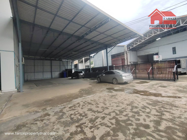 ให้เช่าอาคารโรงงาน/โกดังเนื้อที่ 2 ไร่ 97 วา พื้นที่ใช้สอยตัวอาคาร 3,000ตร.ม ออฟฟิศ 3ชั้น ถนนเทพารักษ์ ซอยบางปลา2 ราคาเช่า 270,000 บ/ด