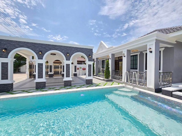 ขายบ้านพูลวิลล่า ใกล้อ่างเก็บน้ำมาบประชันชลบุรี Pool Villa Pattaya ขายบ้านPoolวิลล่าพัทยาชลบุรี ขายบ้านPoolวิลล่าบางละมุง ชลบุรี 