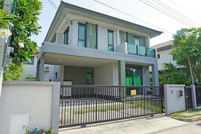 svs029 ให้เช่า บ้านเดี่ยว บุราสิริวงแหวนอ่อนนุช ซอยเจโมกิ่งแก้ว 25/1 เฟอร์นิเจอร์ครบ