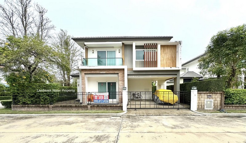 LM23-0387 ขายบ้านเดี่ยว 2 ชั้น หลังมุม เดอะแกรนด์ บลิส พระราม2 พันท้าย ขนาด 66.5 ตรว 3นอน 4น้ำ