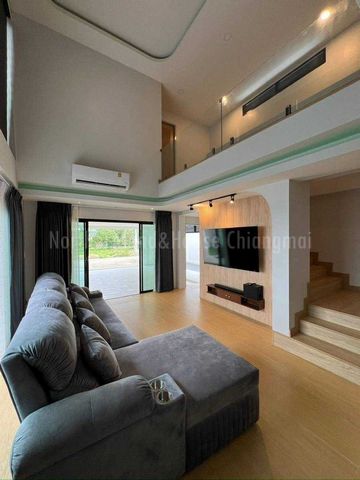 พูลวิลล่าสร้างใหม่ ราคาเริ่มที่ 8.39 ล้าน เนื้อที่ 69-116 ตรว. #โซนหางดง บ้าน 2 ชั้น #สไตล์โมเดิร์น Arc ล้ำสมัย