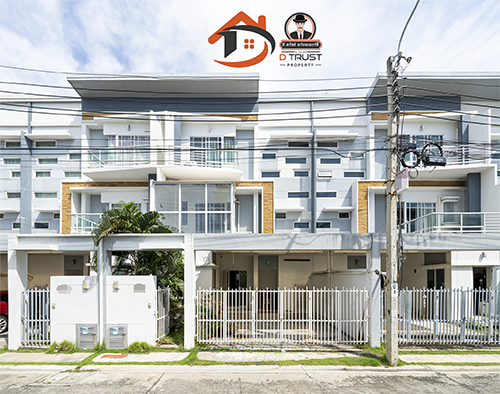 ให้เช่า ทาวน์โฮม เลอ เน็กซ์ตร้า วงแหวน-ศรีนครินทร์ 3 ชั้น 4 ห้องนอน ต้นโครงการ