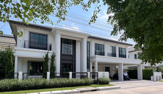 HR2716ให้เช่าบ้านเดี่ยวหรู โครงการเศรษฐสิริ บางนา - สุวรรณภูมิ ตกแต่งเฟอร์ครบ ใกล้เมกาบางนา