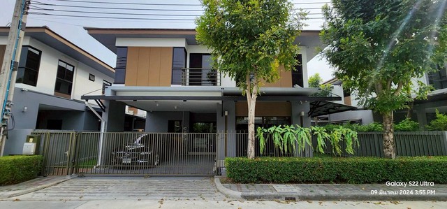 บ้านเดี่ยว ให้เช่า  ลุมพินี สวนหลวง ร 9  มีแอร์ทุกห้อง 