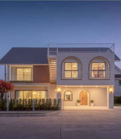 ให้เช่า 120,000 บาท/เดือน ขาย 18.5 ล้าน บ้าน Pool Villa สุดหรู หมู่บ้านเกรซแลนด์ หางดง (บ้านตัวอย่าง) หลังเดียวของโครงการ พร้อมเข้าอยู่