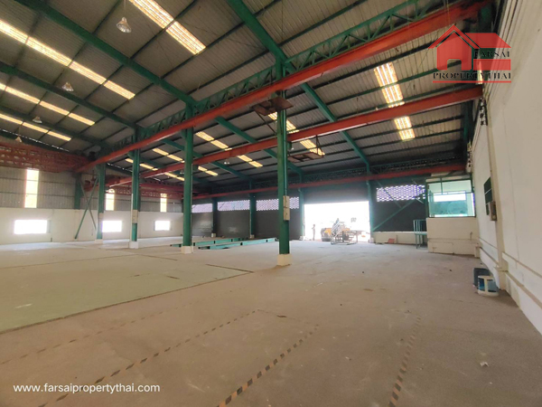 ให้เช่าอาคารโรงงาน/โกดังเนื้อที่ 7ไร่ พื้นที่ใช้สอย4200 ตร.ม ออฟฟิศ มีตาชั่งมีเครนไฟฟ้า 500 KVA ถนนพระราม 2 ก.ม 40 ราคาเช่า 500000 บ/ด