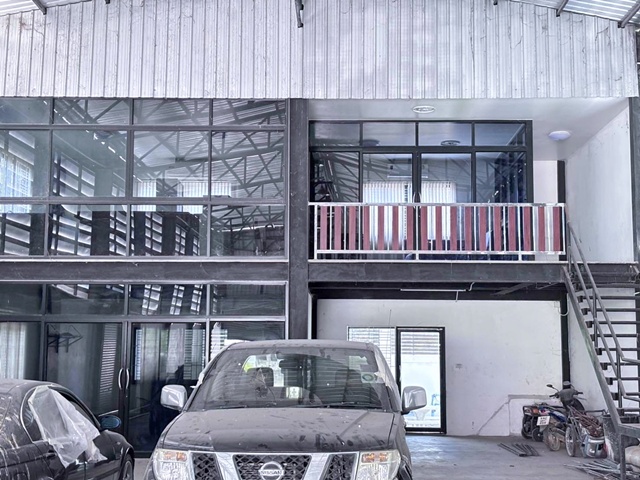 ขาย-เช่าโกดังพร้อมออฟฟิศ 2 ชั้น 500 ตร.ม.สุขุมวิท นิคมระยอง 4.3 กม. เหมาะทำโรงงาน หรือคลังสินค้า เนินกระปรอก รพ.บ้านฉาง 4.5 กม