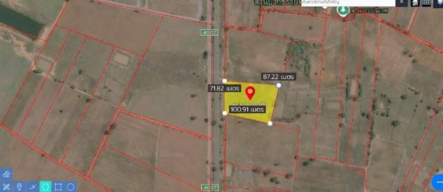 ที่ดินเปล่า ต.วังไผ่ อ.ห้วยกระเจา ติดถนนทางหลวงหมายเลข 4027 มีโฉนด พร้อมโอน