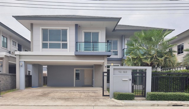 ขายด่วน บ้านเดี่ยว 2 ชั้น 75.2 ตร.ว.เดอะปาล์ม แจ้งวัฒนะ-ชัยพฤกษ์ เจ้าของไม่เคยเข้าอยู่ สภาพสวย  บนถนนหอการค้าไทยตัดใหม่ 