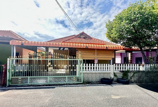 บ้านดี่ยวชั้นเดี่ยวมือสอง-อมตะนครชลบุรี (หมู่บ้านสุขใจ4) ขายต่ำกว่าราคาประเมิน