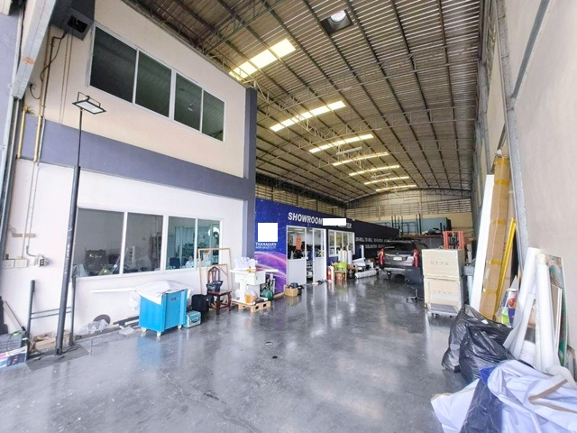 ขาย-เช่า โรงงาน โกดัง ออฟฟิศ 2 ชั้น ตลาดเศรษฐกิจ 1.3 กม.  นาดี  ตลาดแคราย 1.33 กม. รร.วัดบางปิ้ง 2.9 กม. 280 ตร.วา. 1,250 ตร.ม.