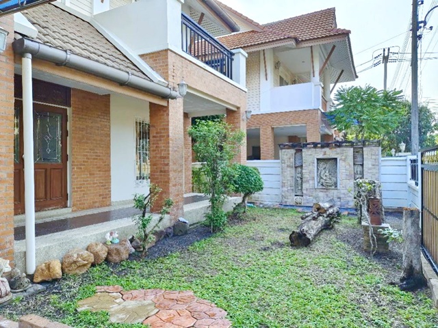 สุดหรู วิวสวน 3น้ำ ตลาดมหาชัยเมืองใหม่ ถ.พระราม 2  พันท้าย รร.อัสสัมชัญ 1.9 กม. ให้เช่าคฤหาสน์ บ้าน 2ชั้น 101ตร.วา. 300 ตร.ม. 4 นอน 