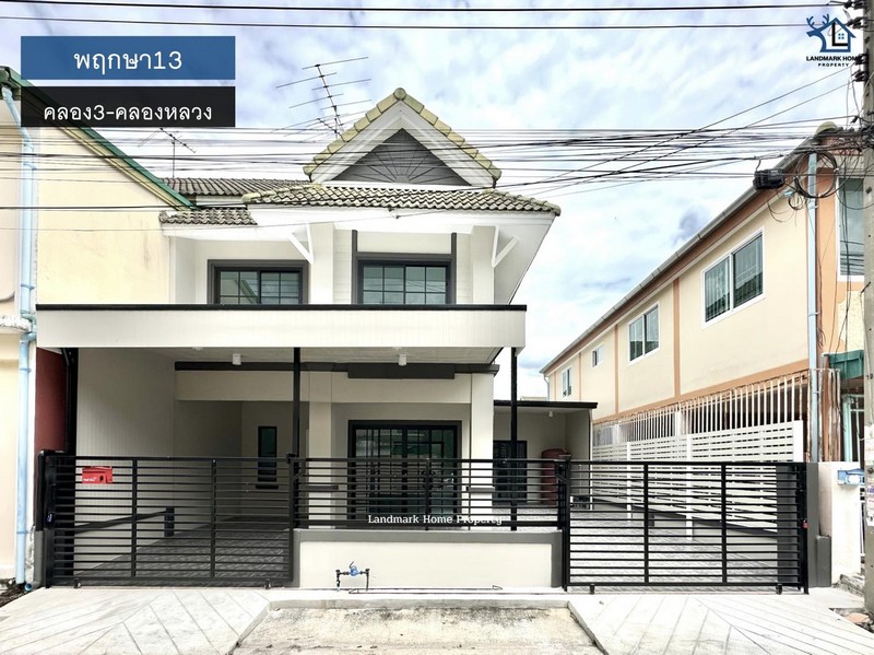 IN-031 ขายบ้านแฝดพลัส 2 ชั้น รีโนเวทใหม่ทั้งหลัง ใกล้มอเตอร์เวย์ มบ.พฤกษา13 คลอง3 คลองหลวง