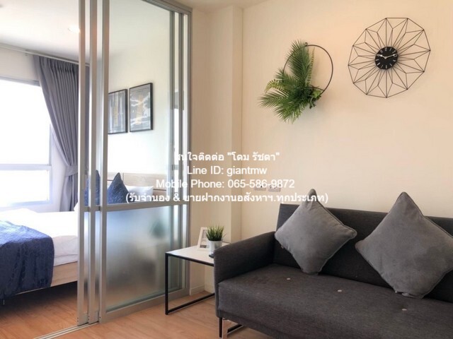 คอนโดฯ ลุมพินี วิลล์ อ่อนนุช - พัฒนาการ Lumpini Ville Onnut - Phatthanakan พื้นที่เท่ากับ 23 SQ.M. 1Bedroom ใกล้ ถนนอ่อนนุช ออกแบบสวยงาม เป็นคอนโดหรูที่ปัจจุบันมีผู้เช่าอยู่ (สามารถยกเลิกการเช่าได้) ตั้งอยู่บนทำเลมีสิ่งอำนวยความสะดวกครบครัน โดยใกล้ B