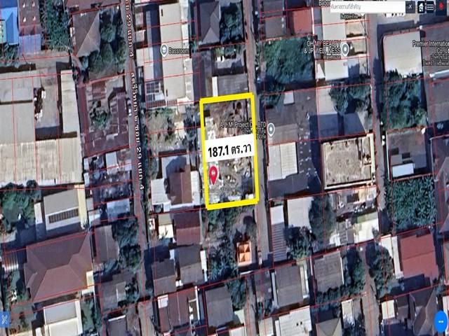 P1120 ขาย ที่ดิน โชคชัย 4 ซอย 72 ถนนสตรีวิทยา 2 ซอย 29 แยก 5 เหมาะสร้างบ้าน สำนักงาน