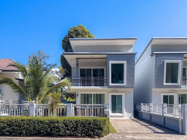 บ้านเดี่ยว 2 ชั้น สไตล์โมเดิร์น ใกล้ม.แม่โจ้ สันทราย 