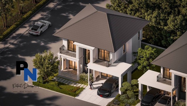 ขายบ้านสร้างใหม่ บ้านเดี่ยว 2 ชั้นสไตล์ Modern Classic Luxury    ทำเลห้วยใหญ่ – พัทยา
