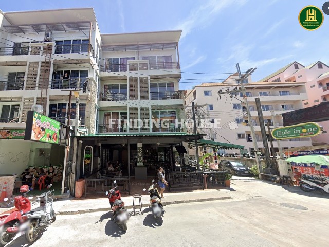 ขายอาคารพาณิชย์ 4 ชั้น 37.5 ตร.วา ทำเลทอง ถนนเล้งกี่ พัทยา สาย3  ชลบุรีราคาพิเศษ พร้อมผู้เช่า