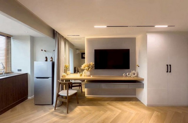 103คอนโด2 ห้องตกแต่งสวย เฟอร์ครบ พร้อมเข้าอยู่ โซนสุเทพ