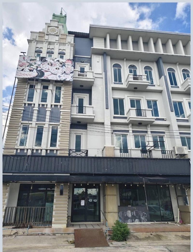 ให้เช่าอาคารพาณิชย์ 4.5 ชั้น 2 คูหา 520 ตรม. พร้อมลิฟต์ โครงการเฮ้าส์เดอะฮัมบรูก หทัยราษฎร์ ติดถนนใหญ่หทัยราษฎร์ ใกล้แฟชั่นไอซ์แลนด์