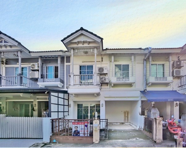 ขายทาวน์โฮม 2 ชั้น ตำแหน่งต้นโครงการ ราคาถูกที่สุด เดอะ วิลล่า รัตนาธิเบศร์  ราชพฤกษ์ ซอยท่าอิฐ