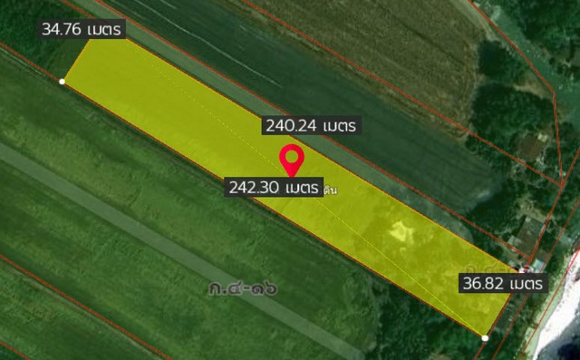 พื้นที่ดิน ที่ดินติดคลองหลวงแพ่ง ลำต้อยติ่ง หนองจอก พื้นที่เท่ากับ 2162 ตาราง.วา  ไม่ไกลจาก อยู่ติดคลองหลวงแพ่ง, อยู่ตรงข้ามสนามกอล์ฟ ฟินิกซ์ โกลด์ กอล์ฟ แบงค็อก และห่างท่าอากาศยานสุวรรณภูมิ ประมาณ 30 กม. คุ้มยิ่งกว่าคุ้ม