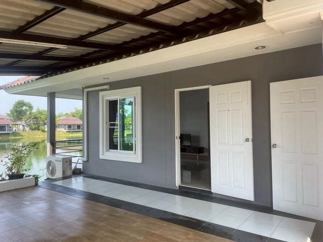 ให้เช่าบ้านชั้นเดียว ติดน้ำ เฟอร์่ครบ พร้อมอยู่ สันทราย