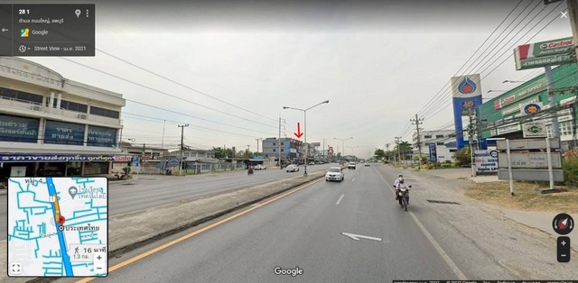 ขายอาคารพาณิชย์3 ชั้นครึ่ง เยื้อง สำนักงานขนส่งจังหวัดลพบุรี เส้นธุรกิจทำเลดีมาก เส้นถนนพหลโยธิน