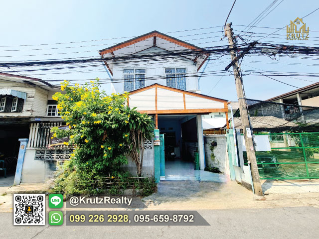 ขายทาวโฮมส์ 2 ชั้น เนื้อที่ 20 ตรว 3 ห้องนอน 1 ห้องน้ำ ต.บางไผ่ อ.บางแค จ.กรุงเทพมหานคร