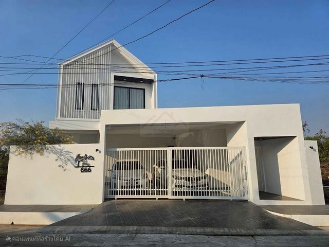 ให้เช่าบ้านเดี่ยวใหม่ 2 ชั้น สไตล์นอร์ดิก 66 ตร.วา 4 ห้องนอน หมู่บ้านนครินทร์การ์เด้น ซ.ร่มเกล้า 19-1 ใกล้สนามบินสุวรรณภูมิ 