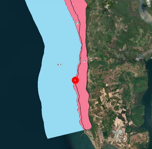 พื้นที่ดิน ที่ดิน หาดศาลเจ้า จ.ตราด 4 ไร่ 2 ngan 2 ตร.วา 15000000 บาท ไม่ไกลจาก ห่างด่านพรมแดนคลองใหญ่ ประมาณ 4.5 กม. และ เกาะกูด ประมาณ 33 กม.  ราคาไม่แรง ที่ดินเป็นเนินเขา และลาดเอียงลงทะเล เหมาะสำหรับลงทุนพัฒนาโครงการอสังหาฯ. อาทิเช่น บ้านพักตากอา