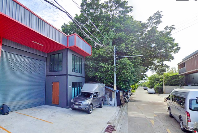 ตลาดกลางลาดสวาย 1กม.ให้เช่าโกดัง พร้อมออฟฟิศ 2 ชั้น 508ตร.ม. 128 ตร.วา. แย้มสอาดรังสิต 1.4 กม. โลตัส ลำลูกกา คลอง 4 1.9 กม. ลำลูกกา