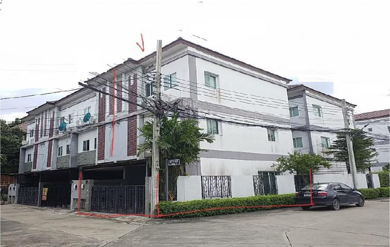 ขายทาวน์เฮ้าส์มือสองเมืองนนทบุรี จังหวัดนนทบุรี  โครงการ ธาราดี ราชพฤกษ์ - รัตนาธิเบศร์