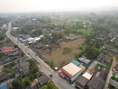 ทำเลค้าขายได้ตลอด! แปลงใหญ่สุดท้ายติดถนนแม่จัน-ฝาง ตำบลแม่สาว!! ปล่อยเช่าที่ดิน 4-1-36.2 ไร่ ใจกลางแหล่งชุมชน อำเภอแม่อาย เชียงใหม่