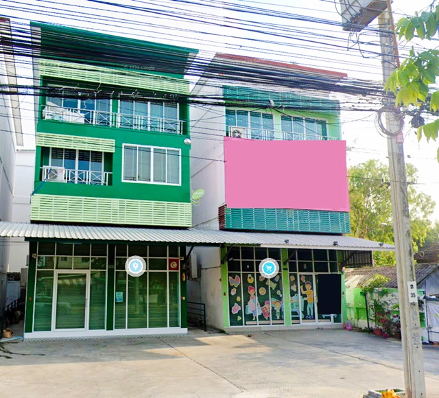 MRT หลักสอง 3.6 กม.ให้เช่าอาคารพาณิชย์ 1-2คูหา 3.5 ชั้น บางแวก ราชพฤกษ์ สาย1 กาญจนา 3แอร์  กว้างใหญ่ 32ตร.วา.332 ตร.ม. 3 น้ำ 2 นอน