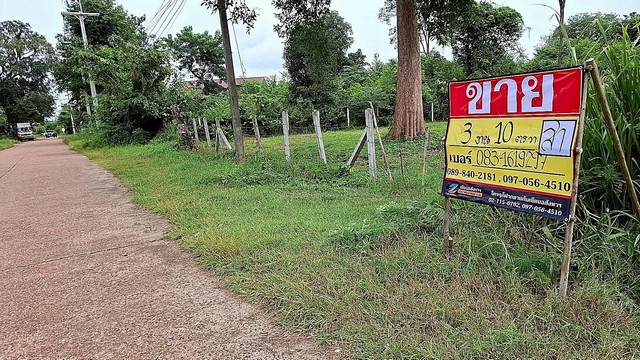 ขายที่ดิน 310 วา  โพธ์ชัย เมืองหนองคาย  ราคาถูก ทำเลดี ใจกลางเมือง  