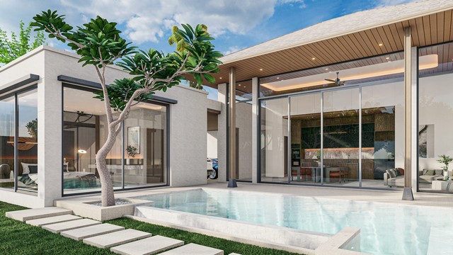 #PS059 For Sales : Kohkaew, Modern Luxury Pool Villa, 5 Bedrooms 6 Bathrooms  Modern Luxury Pool Villa Ko Kaeo luxurious living with private swimming pools, a well-equipped clubhouse,and a thriving community that fosters a strong sense of belonging and well-being for families and retirees alike Villa Details- Land area 749 sq.m.- Usable area 444 sq.m.- 5 bedrooms- 6 bathrooms- 3 parking spaces- Private swimming poolNearby Places- Main Road 1.4 km / 4 mins- British International School Phuket 400 m / 1 mins- Finnway International School Phuket 3.4 km / 7 mins- Villa Market Phuket Boat Lagoon 3.8 km / 8 mins Price 36 million baht-----------------#PS059 สำหรับขาย : วิลล่าหรูทันสมัยพร้อมสระว่ายน้ำ เกาะแก้ว 5 ห้องนอน 6 ห้องน้ำลล่าหรูทันสมัยพร้อมสระว่ายน้ำ เกาะแก้ว ชีวิตที่หร